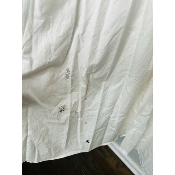 RUE SOPHIE Off White Square Neckline Flowy Skirt Midi Dress Size Extra Small - Picture 9 of 14